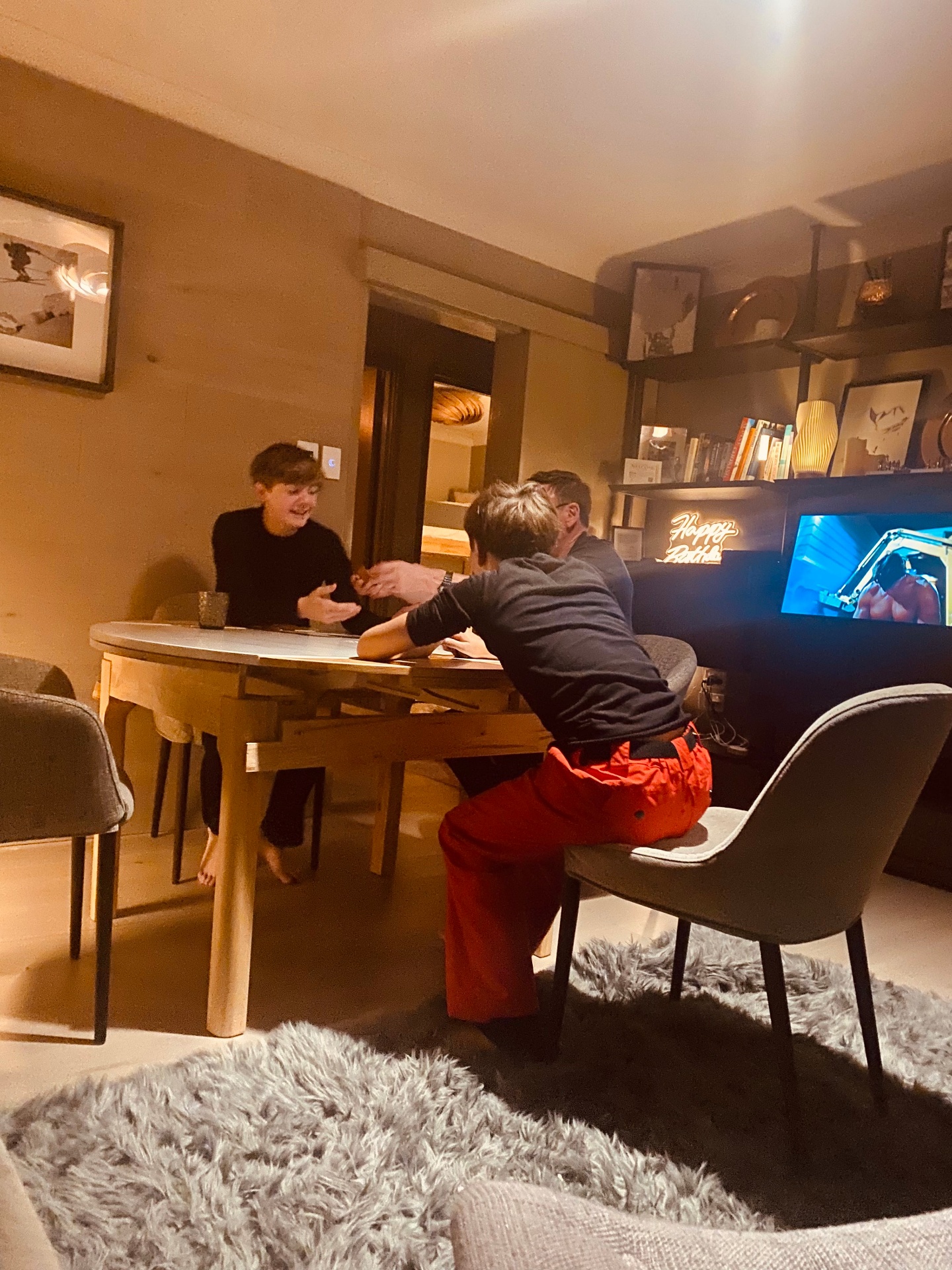 Games night at Chalet Charm